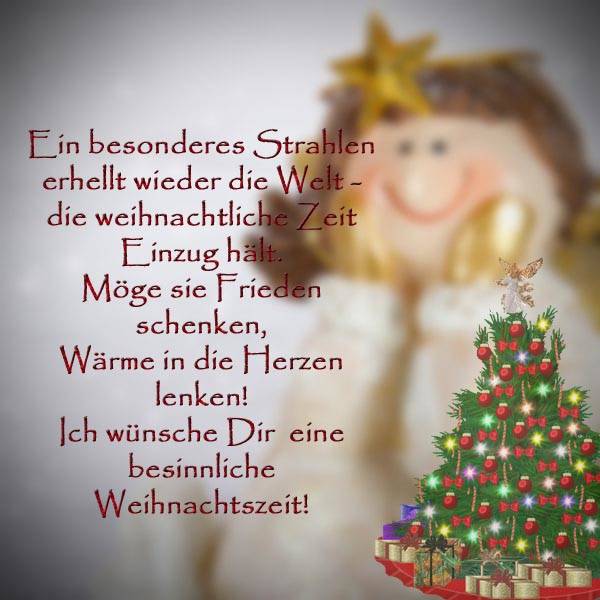 Поздравление с Рождеством на немецком