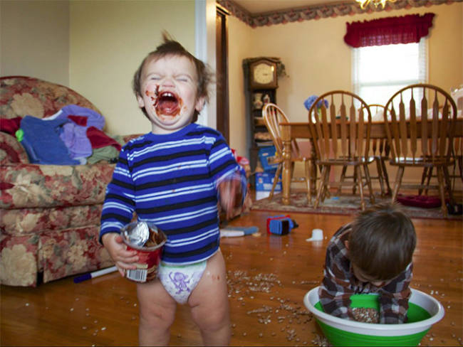 Смешные приколы с маленькими детьми до слез (25 фото)