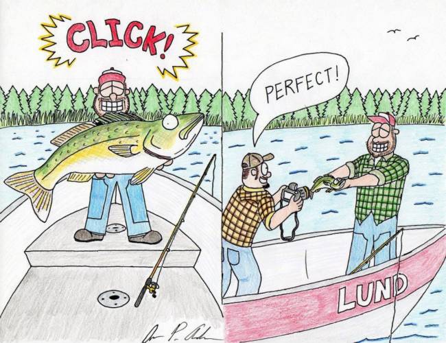 Прикольные и смешные картинки про рыбалку ко Дню Рыбака