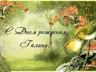 С днем рождения Галина